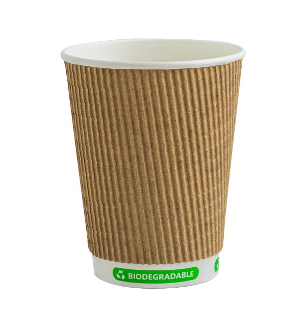 44ECCUKT040ZTWG001 - Aqueous lined cup - Kraft_01 12oz no background